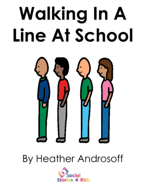 Walking In A Line At School