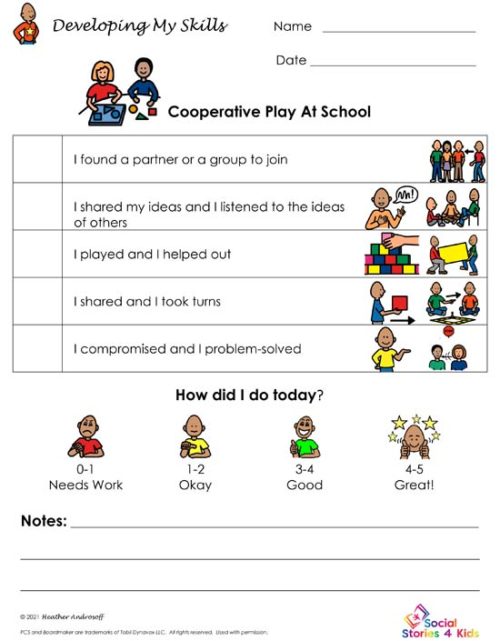 Developing My Skills - Cooperative Play At School