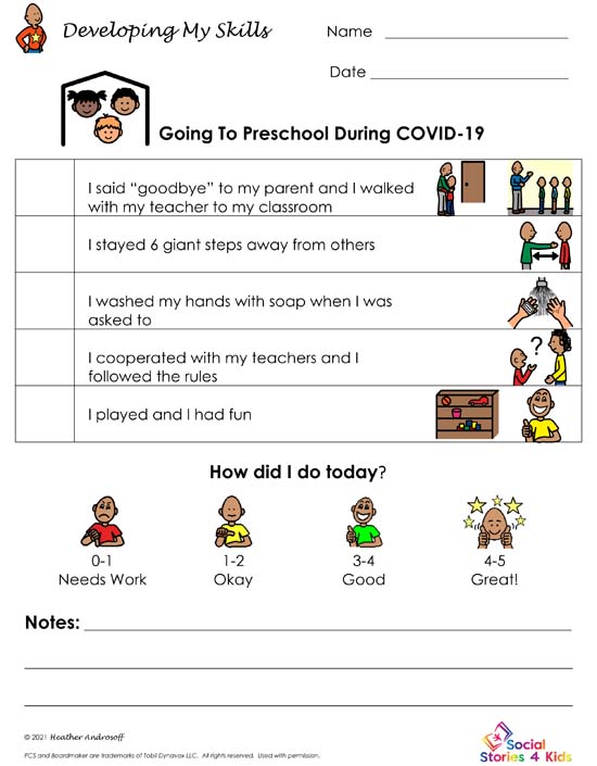 Developing My Skills - Going To Preschool During COVID-19