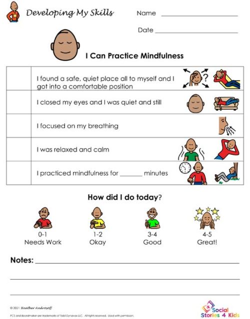Developing My Skills - I Can Practice Mindfulness
