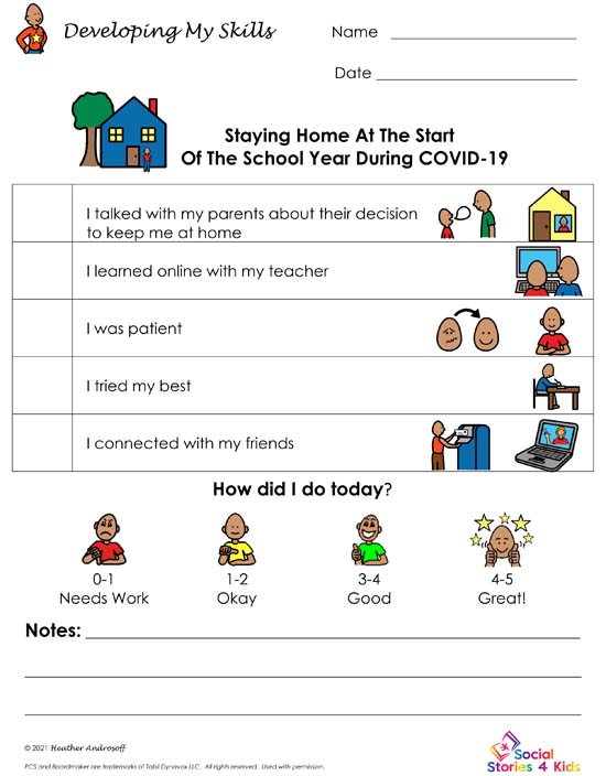 Developing My Skills - Staying Home At The Start of The School Year During Covid-19