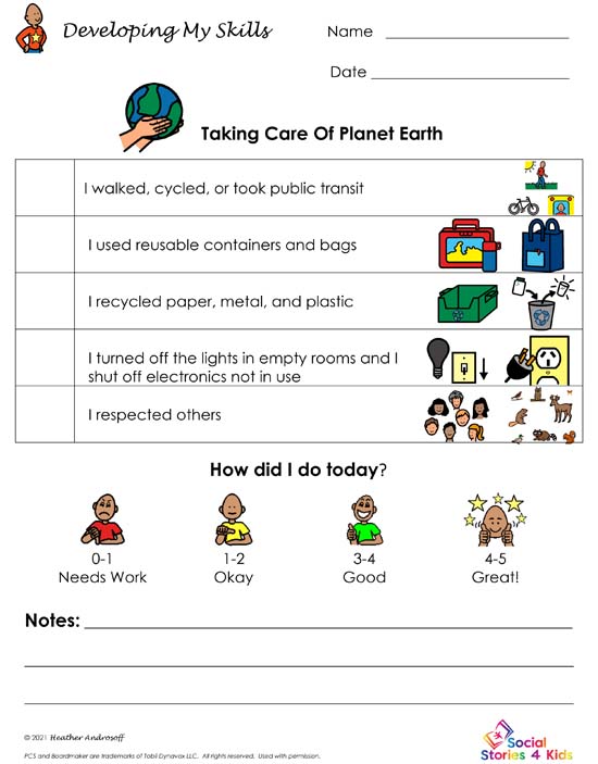 Developing My Skills - Taking Care Of Planet Earth