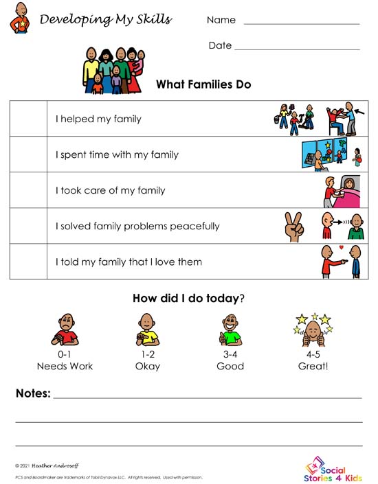 Developing My Skills - What Families Do